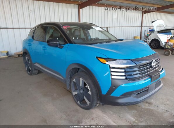 3N8AP6DA2SL324714 2025 NISSAN KICKS Blue Delantero derecho