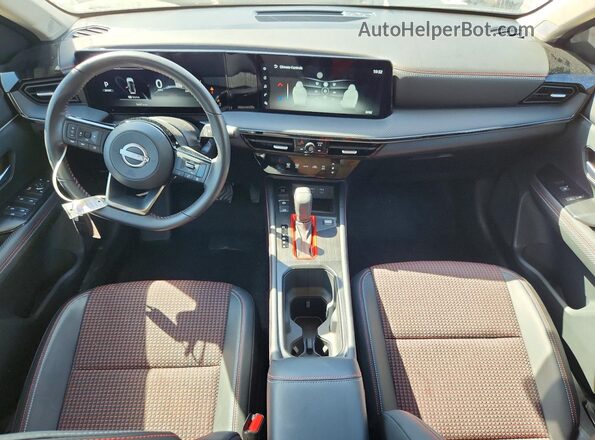 3N8AP6DB2SL349363 2025 NISSAN KICKS Black Dashboard view