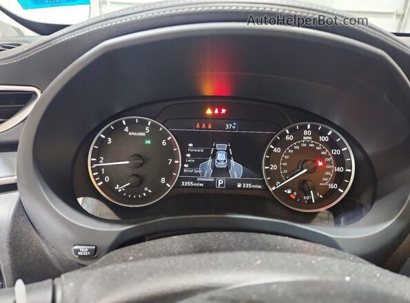 3PCAJ5AB3SF110866 2025 INFINITI QX50 Silver Instrument cluster view