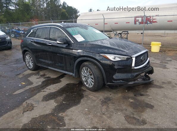 3PCAJ5BA0PF102754 2023 INFINITI QX50 Черный Передняя правая четверть