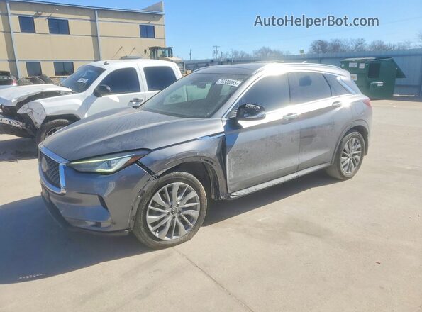 3PCAJ5BA0PF107016 2023 INFINITI QX50 Серый Передняя левая четверть