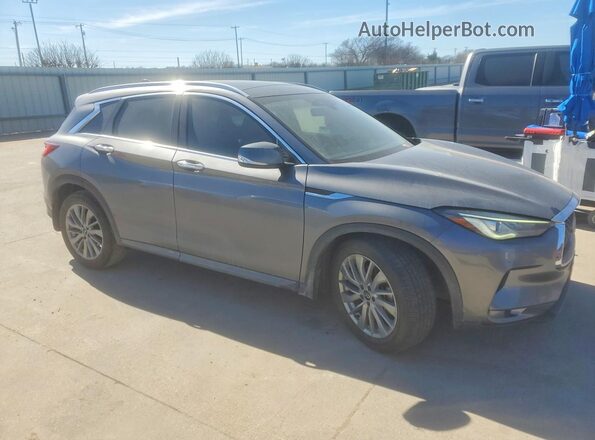 3PCAJ5BA0PF107016 2023 INFINITI QX50 Серый Передняя правая четверть