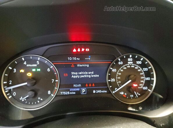 3PCAJ5BA1MF117050 2021 INFINITI QX50 Black Instrument cluster view