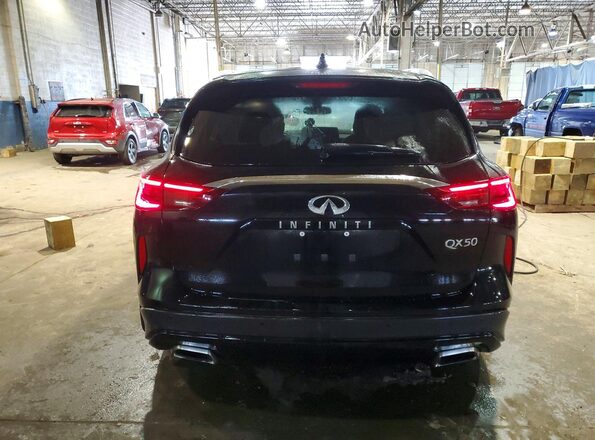 3PCAJ5BA1MF117050 2021 INFINITI QX50 Black Rear view