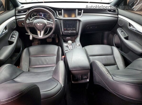 3PCAJ5BA2NF107337 2022 INFINITI QX50 Gray Առջևի վահանակի տեսք