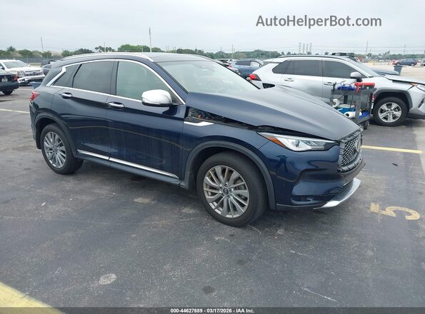 3PCAJ5BA3PF120634 2023 INFINITI QX50 Синий Передняя правая четверть