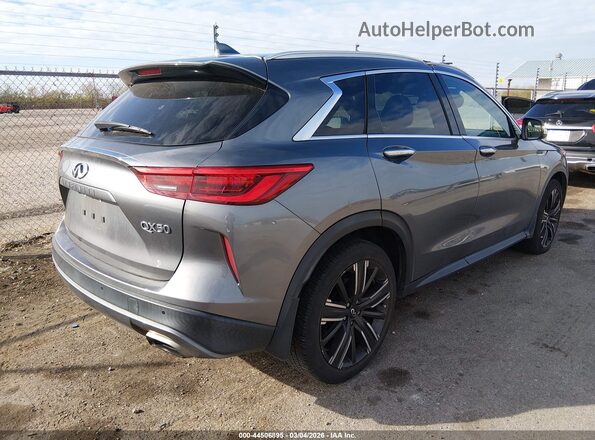 3PCAJ5BA5MF124860 2021 INFINITI QX50 Серый Задняя правая четверть