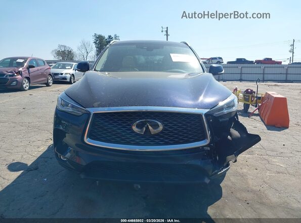 3PCAJ5BA6NF117076 2022 INFINITI QX50 Blue ხელსაწყოთა პანელის ხედი