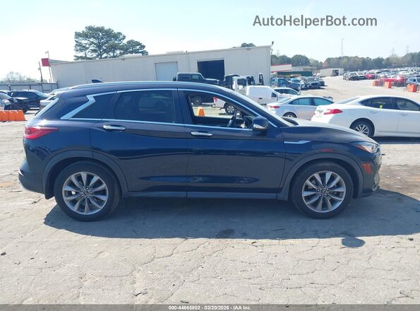 3PCAJ5BA6NF117076 2022 INFINITI QX50 Blue უკანა სალონის ხედი