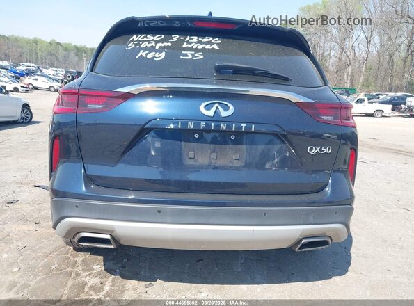3PCAJ5BA6NF117076 2022 INFINITI QX50 Blue 