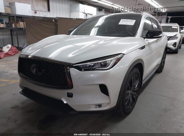 3PCAJ5BA8MF109916 2021 INFINITI QX50 White Front left