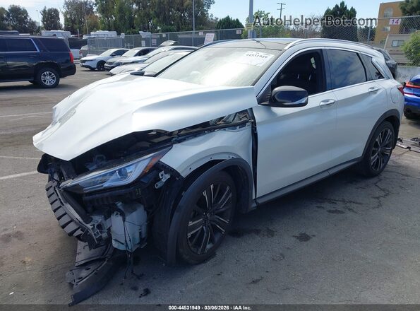 3PCAJ5BA8NF118858 2022 INFINITI QX50 White Передня ліва чверть