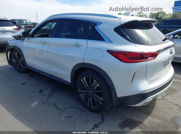 3PCAJ5BA8NF118858 2022 INFINITI QX50 White Задня ліва чверть