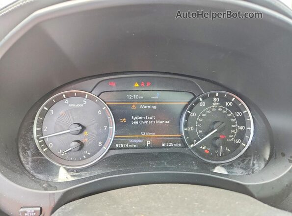 3PCAJ5BA9MF106720 2021 INFINITI QX50 Угольный Вид щитка приборов