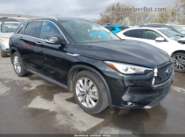 3PCAJ5BB7MF118714 2021 INFINITI QX50 Черный Передняя правая четверть