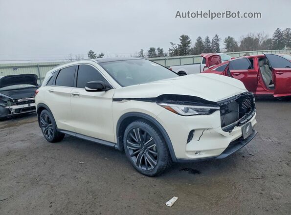 3PCAJ5BB9MF121663 2021 INFINITI QX50 White წინა მარჯვენა