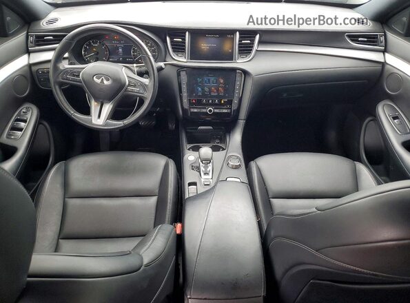3PCAJ5BB9MF121663 2021 INFINITI QX50 White წინა პანელის ხედი