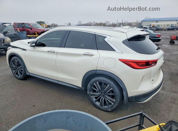 3PCAJ5BB9MF121663 2021 INFINITI QX50 White უკანა მარცხენა
