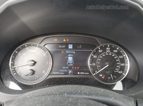 3PCAJ5CA3MF102337 2021 INFINITI QX50 Black Instrument cluster view