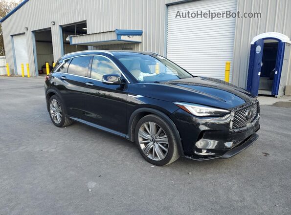 3PCAJ5CB8MF105453 2021 INFINITI QX50 Black Front right
