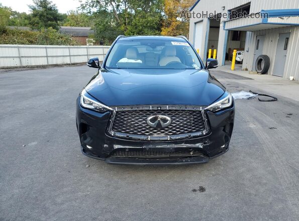 3PCAJ5CB8MF105453 2021 INFINITI QX50 Black Front view