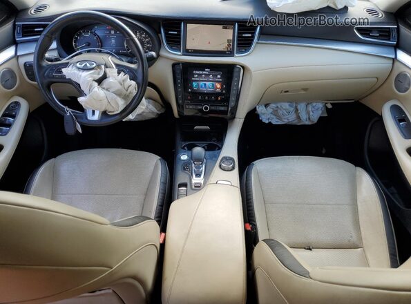 3PCAJ5CB8MF105453 2021 INFINITI QX50 Black Dashboard view