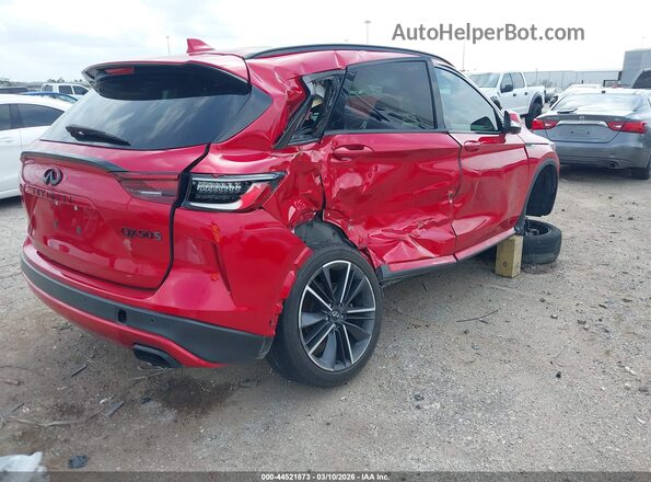 3PCAJ5FA4PF114688 2023 INFINITI QX50 Красный Задняя правая четверть