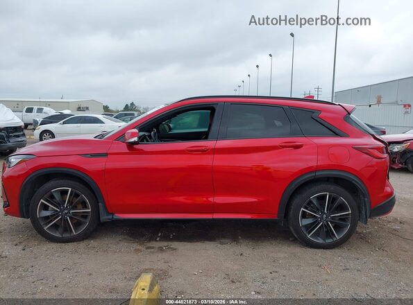 3PCAJ5FA4PF114688 2023 INFINITI QX50 Красный Вид задней части салона