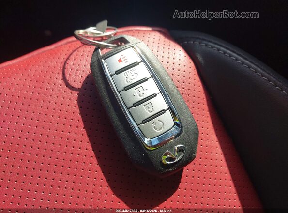 3PCAJ5FA4PF114710 2023 INFINITI QX50 White Widok deski rozdzielczej