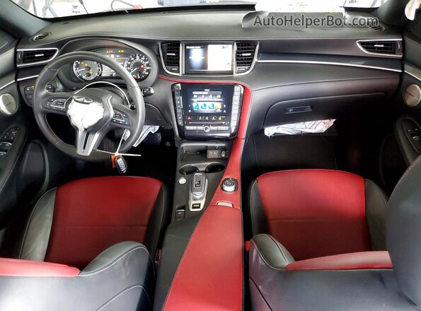 3PCAJ5FAXPF123783 2023 INFINITI QX50 Gray Առջևի վահանակի տեսք