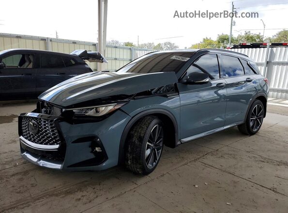 3PCAJ5FAXPF123783 2023 INFINITI QX50 Gray Առջևի ձախ երեք քառորդ տեսարան