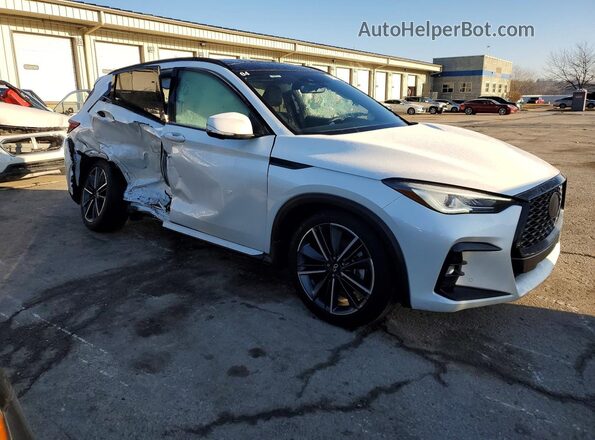 3PCAJ5FB0SF110736 2025 INFINITI QX50 Белый Передняя правая четверть