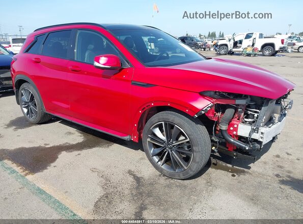 3PCAJ5FB1RF110965 2024 INFINITI QX50 Red Przód prawy