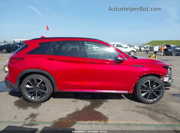 3PCAJ5FB1RF110965 2024 INFINITI QX50 Red Widok wnętrza 360 stopni