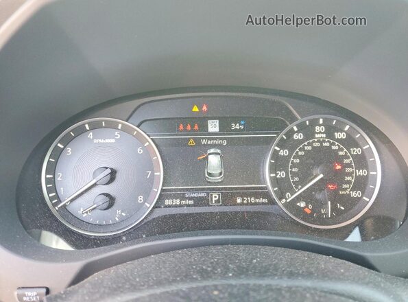 3PCAJ5FB3SF110357 2025 INFINITI QX50 Белый Вид щитка приборов