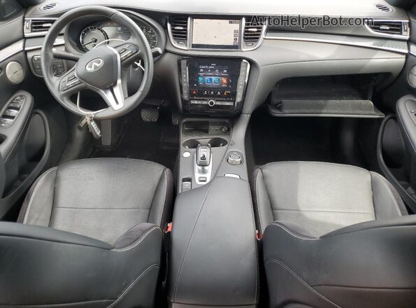 3PCAJ5FB5PF111999 2023 INFINITI QX50 Черный Вид панели приборов