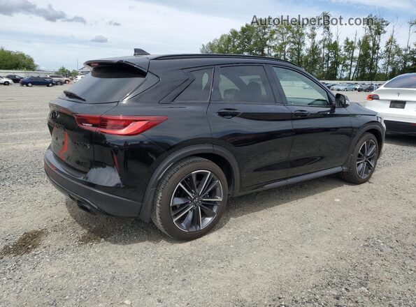 3PCAJ5FB5PF111999 2023 INFINITI QX50 Черный Задняя правая четверть