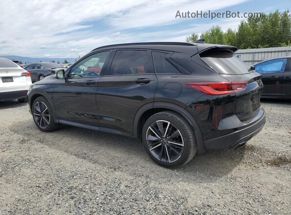 3PCAJ5FB5PF111999 2023 INFINITI QX50 Черный Задняя левая четверть