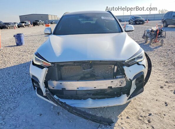 3PCAJ5FB8SF101489 2025 INFINITI QX50 White Դիմացի տեսք