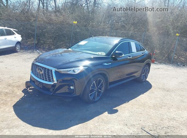 3PCAJ5J3XNF115169 2022 INFINITI QX55 Black Передня ліва чверть