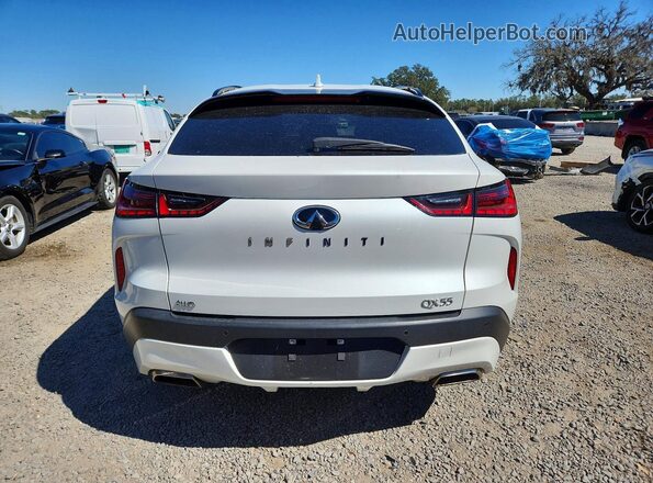 3PCAJ5JR3RF109224 2024 INFINITI QX55 White Widok z tyłu