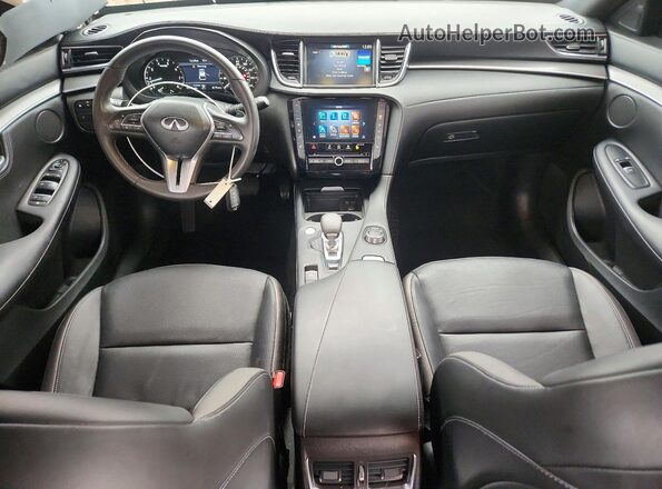 3PCAJ5JR4PF122478 2023 INFINITI QX55 Black წინა პანელის ხედი