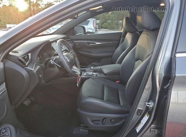 3PCAJ5JR7RF106102 2024 INFINITI QX55 Gray Widok wnętrza z przodu