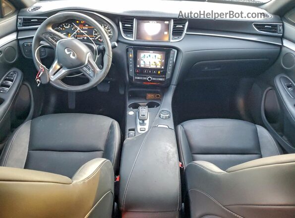 3PCAJ5JR7RF106102 2024 INFINITI QX55 Gray Widok deski rozdzielczej