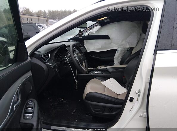 3PCAJ5JRXPF107337 2023 INFINITI QX55 White წინა სალონის ხედი
