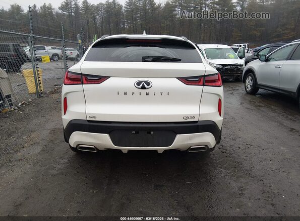 3PCAJ5JRXPF107337 2023 INFINITI QX55 White 