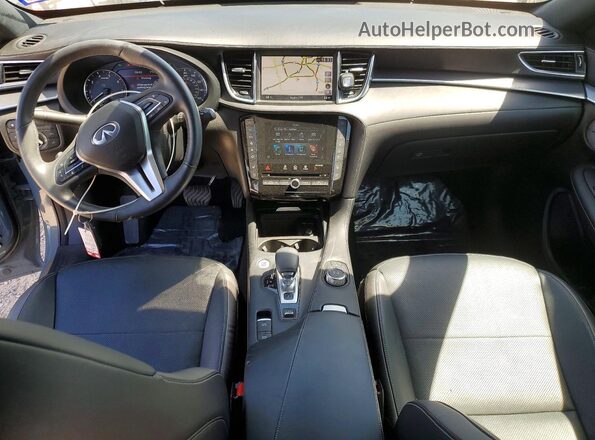 3PCAJ5K34NF103436 2022 INFINITI QX55 Turquoise Вид панелі приладів