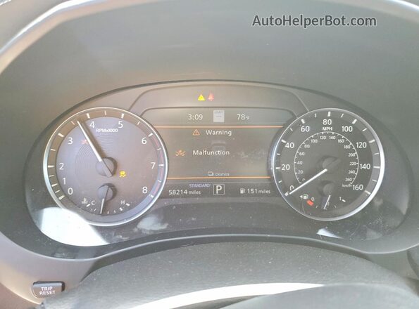 3PCAJ5K37NF110591 2022 INFINITI QX55 Blue Vista del cuadro de instrumentos