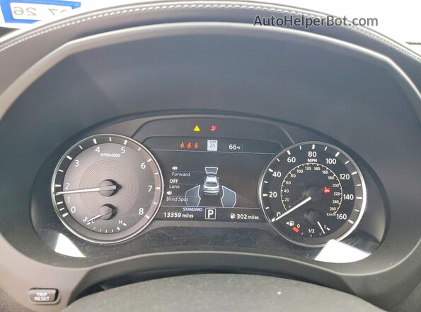 3PCAJ5LR0RF107217 2024 INFINITI QX55 Синий Вид щитка приборов