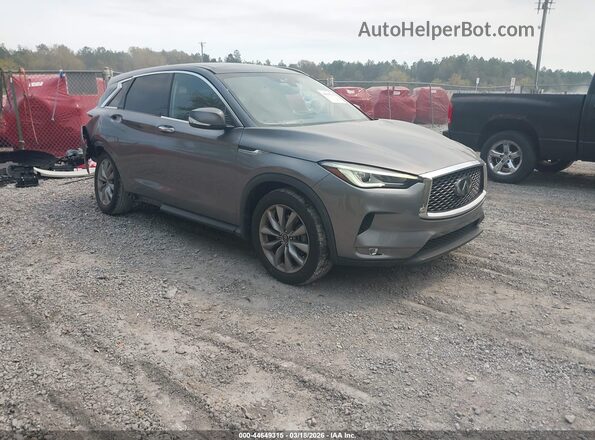 3PCAJ5M10LF103331 2020 INFINITI QX50 Серый Передняя правая четверть